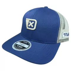 BONÉ TXC #402 CUSTOM BORDADO MARINHO TELINHA MARROM