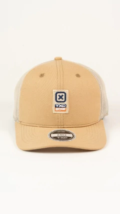 BONÉ TXC HIGH STRAP SARJA BORDADO #409 TELINHA LOGO AREIA - SELARIA GUIMARÃES