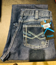 CALÇA INFANTIL MENINO DOCK'S BORDADO XTREME ROC JEANS - comprar online