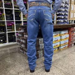 CALÇA MASCULINA RELAXED FIT DARK BLUE S3 SELFF WESTERN - SELARIA GUIMARÃES