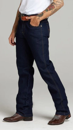 CALÇA MASCULINA PURA RAÇA RETA ELASTANO COUNTRY AMACIADO - SELARIA GUIMARÃES