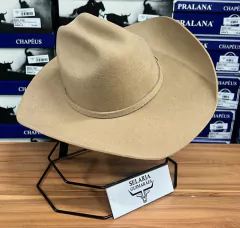 Imagem do CHAPÉU COUNTRY PRALANA ARIZONA Vl BEGE ABA 10 COM CAIXA