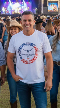 CAMISA AMERICAN COUNTRY MASCULINA BASICA BRANCA SILKADA - comprar online