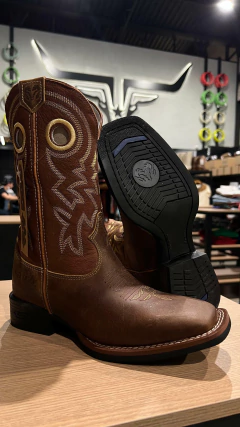 BOTA TEXANA MASCULINA DURANGO RUST DOG TERRA - comprar online