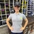 CAMISA GOLA POLO TXC FEMININA CINZA SLIM CUSTOM BORDADO - SELARIA GUIMARÃES