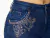 CALÇA OX HORNS FEMININA BLUE AMACIADO C/ BORDADOS PEDRARIAS na internet
