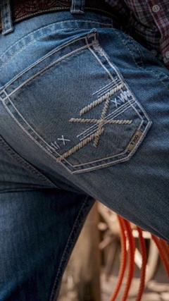 Imagem do CALÇA JEANS TXC MASCULINA BRAND REBEL AZUL
