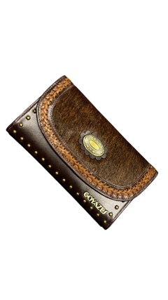 CARTEIRA GOYAZES BOVINA ATLANTA CAFE/CARAMEL C-2511