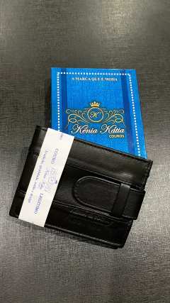 CARTEIRA COURO LEGÍTIMO PASSADOR PORTA DOCUMENTO CEDULAS MOEDAS CARTÃO - comprar online