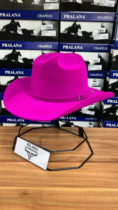 CHAPÉU INFANTIL ROSA PINK COUNTRY AMERICANO ESTILOSO ABA 8 na internet