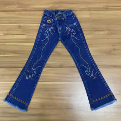 CALÇA WEST COUNTRY INFANTIL BORDADO FLORZINHAS - comprar online