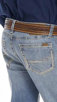 CALÇA MASCULINA SELFF WESTERN RELAXED LIGHT BLUE na internet