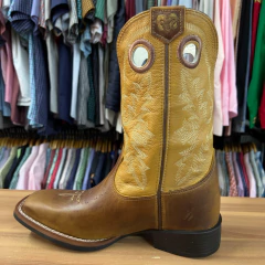 BOTA TEXANA MASCULINA DURANGO RUST DOG BRONZE - SELARIA GUIMARÃES