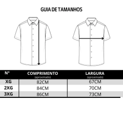 CAMISA X-SIZE TXC MASCULINA REGULAR TRICOLINE PRETA - SELARIA GUIMARÃES