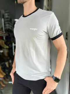 CAMISA MASCULINA WRANGLER CINZA E PRETO TRADICIONAL ORIGINAL - comprar online