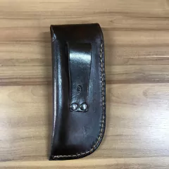 BAINHA PARA CANIVETE COURO LEGITIMO REBAIXO COWBOY NO CAVALO - comprar online