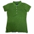 CAMISETA GOLA POLO TXC FEMININA SLIM CUSTOM BORDADO VERDE MILITAR