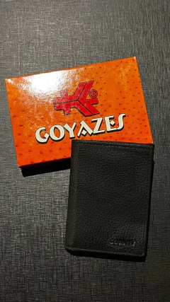 CARTEIRA GOYAZES COURO PIT STOP PRETO C-2204 - comprar online