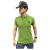 CAMISA GOLA POLO TXC MASCULINA VERDE MILITAR REGULAR BORDADA