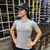CAMISA GOLA POLO TXC FEMININA CINZA SLIM CUSTOM BORDADO na internet