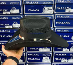 CHAPÉU BANGORA RODEO CROSS ABA 12 PRETO PRALANA - comprar online