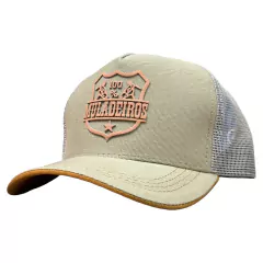 BONÉ MULADEIROS PALHA COM TELINHA LOGO EMBORRACHADA