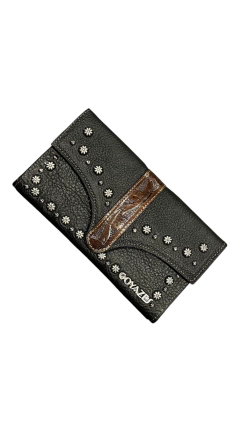 CARTEIRA GOYAZES BOVINA BISON PRETO ATANADO BOVINO C-2514