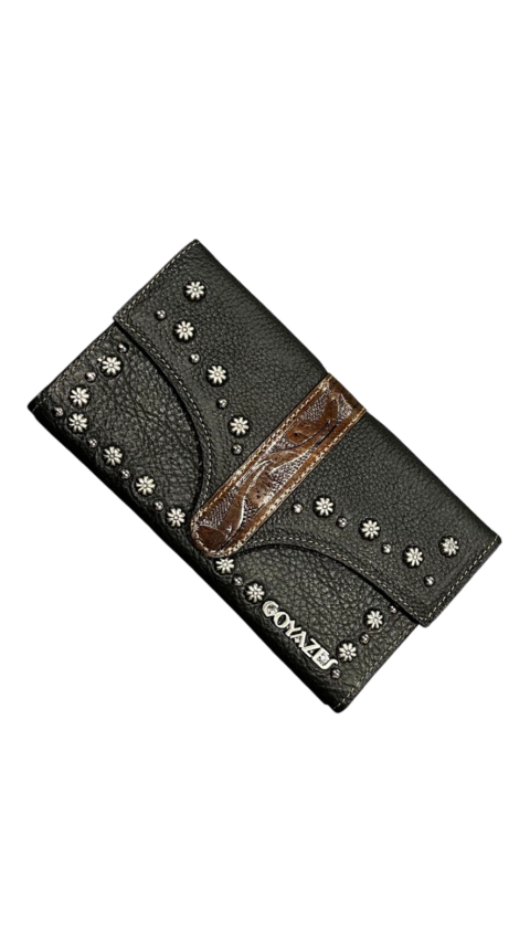 CARTEIRA GOYAZES BOVINA BISON PRETO ATANADO BOVINO C-2514