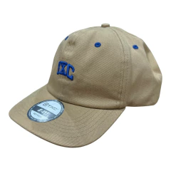 BONÉ TXC HIGH STRAP SARJA CARAMELO BORDADO LOGO AZUL 411/409