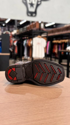 Imagem do BOTA TEXANA INFANTIL CANO ESTAMPADO TOURO FLORAO