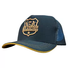 BONÉ MULADEIROS PRETO COM TELINHA LOGO EMBORRACHADA