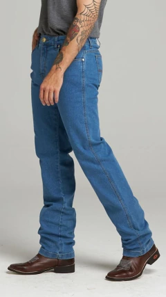 CALÇA MASCULINA PURA RAÇA RETA ELASTANO COUNTRY DESTROYED - SELARIA GUIMARÃES