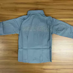 CAMISETE WEST COUNTRY INFANTIL CINZA BORDADA BOIADEIRA - SELARIA GUIMARÃES