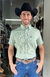 CAMISA RADADE MANGA CURTA XADREZ VERDE AZUL BRANCO