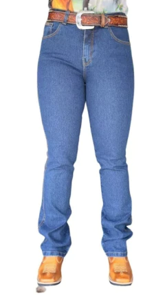 CALÇA FEMININA PURA RAÇA RETA COM LYCRA CÓS ALTO STONE - comprar online