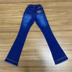 CALÇA WEST COUNTRY INFANTIL BORDADO ROSA