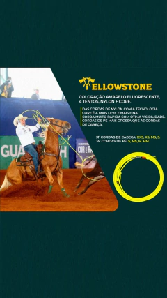 LAÇO AMARELO TOMAHAWK YELLOWSTONE M35 PÉ FITA VERMELHA na internet