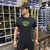 CAMISETA THANKFIELD MASCULINA PRETA BORDADA VERDE NEON - SELARIA GUIMARÃES