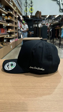 BONÉ WRANGLER PRETO LOGO BEGE NEOM LONG LIVE COWBOYS - loja online
