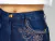 CALÇA OX HORNS FEMININA BLUE AMACIADO C/ BORDADOS PEDRARIAS - comprar online
