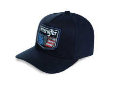 BONÉ WRANGLER MARINHO CRANIO COM BANDEIRA ESTADOS UNIDOS