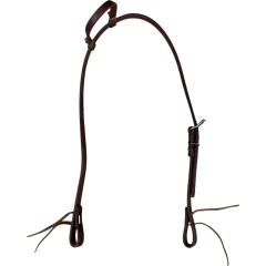 CABEÇADA COM 1 ORELHA BÁSICA COURO NOBRE COSTURA REFORÇADA