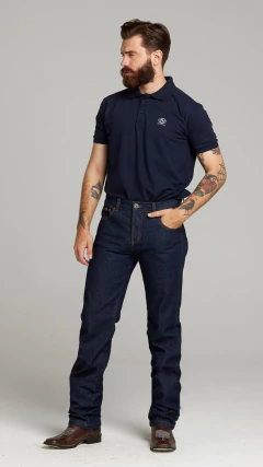 CALÇA MASCULINA PURA RAÇA RETA 100% ALGODÃO AMACIADO - SELARIA GUIMARÃES