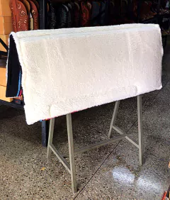 MANTA NAVAJO COMBAT PRETO/ROSA/AZUL BOOTS HORSE 30X32 - SELARIA GUIMARÃES