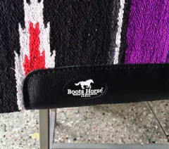 MANTA NAVAJO COMBAT PRETO/LILÁS/BRANCO BOOTS HORSE 30X32 na internet