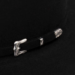 CHAPÉU IMPORTADO ORIGINAL BLACK GOLD RESISTOL 20X BLACK GOLD RB PROFILE COWBOY HAT na internet