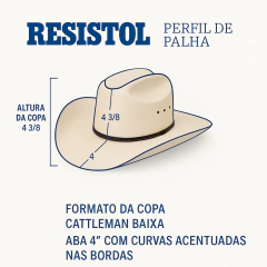 CHAPÉU IMPORTADO ORIGINAL GEORGE STRAIT RESISTOL METCALF 20X - SELARIA GUIMARÃES