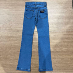 CALÇA INFANTIL DOCK'S FEMININA BASIC DELAVE COSTURA MARROM - loja online