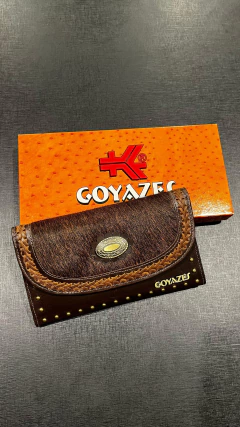 CARTEIRA GOYAZES BOVINA ATLANTA CAFE/CARAMEL C-2511 - comprar online