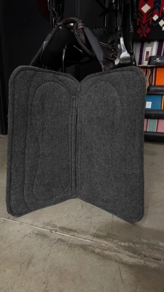 MANTA BOOTS HORSE MANGA-LARGA MARCHADOR ULTIMATE PAD CINZA / CAFÉ - SELARIA GUIMARÃES